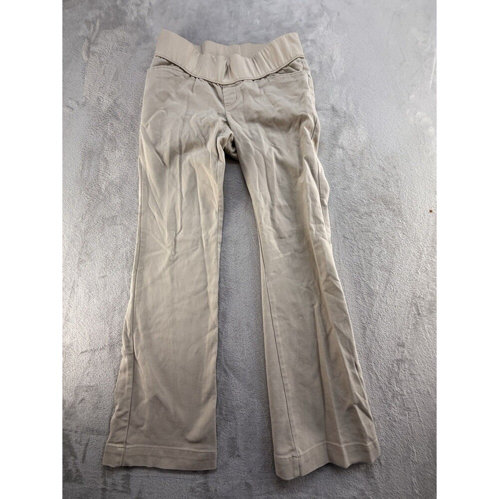 Old Navy Maternity Pants Womens Sz 6 Reg Stretch Khaki Low Rise Waist Bootcut